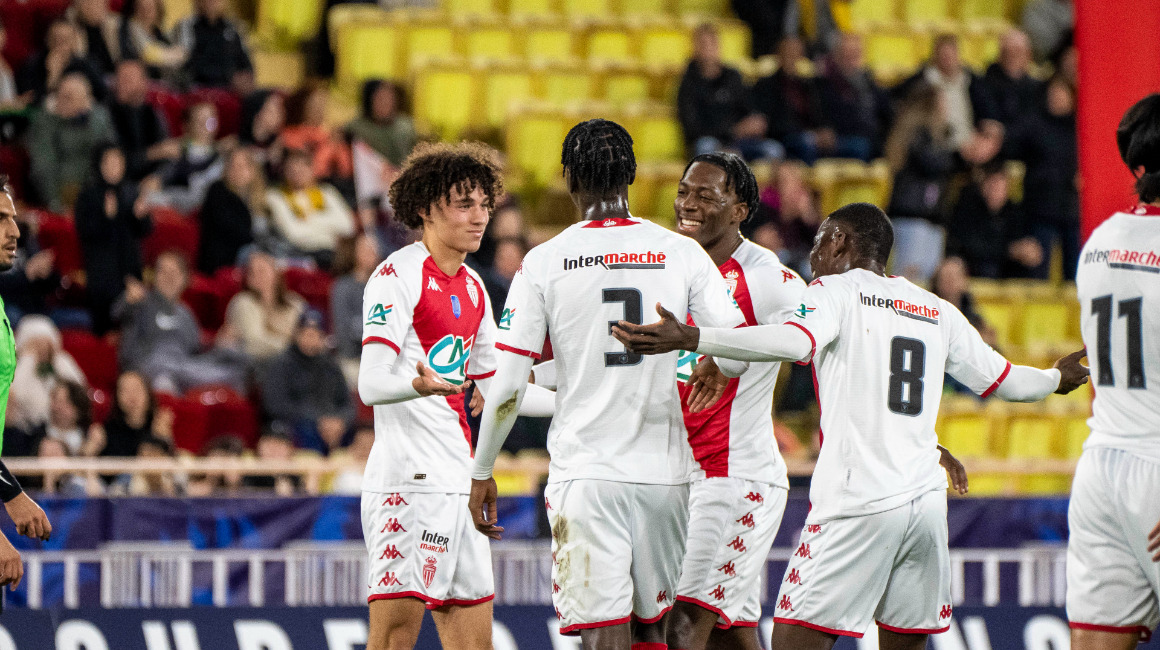 Premier but pour Maghnes Akliouche avec l'AS Monaco