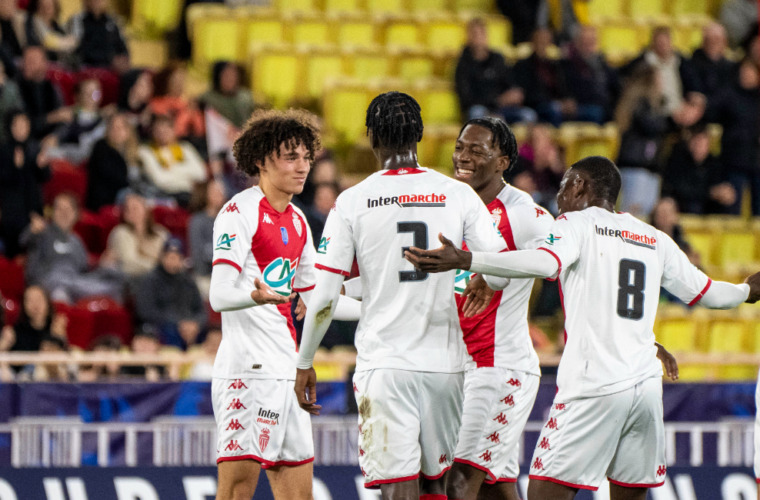 Premier but pour Maghnes Akliouche avec l'AS Monaco