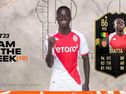 Krépin Diatta dans la TOTW 12 sur FIFA 23