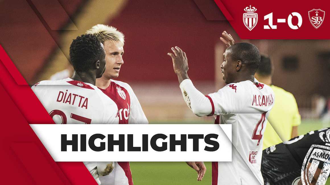 Highlights Ligue 1 &#8211; J17 : AS Monaco 1-0 Stade Brestois 29