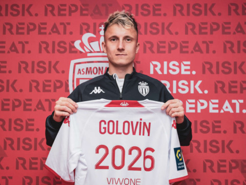 Triplé, centenaire, Moutinho… Aleksandr Golovin à l'AS Monaco en 10 dates