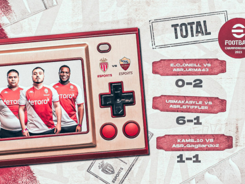 eFootball : Partage des points entre l’AS Monaco et l’AS Rome