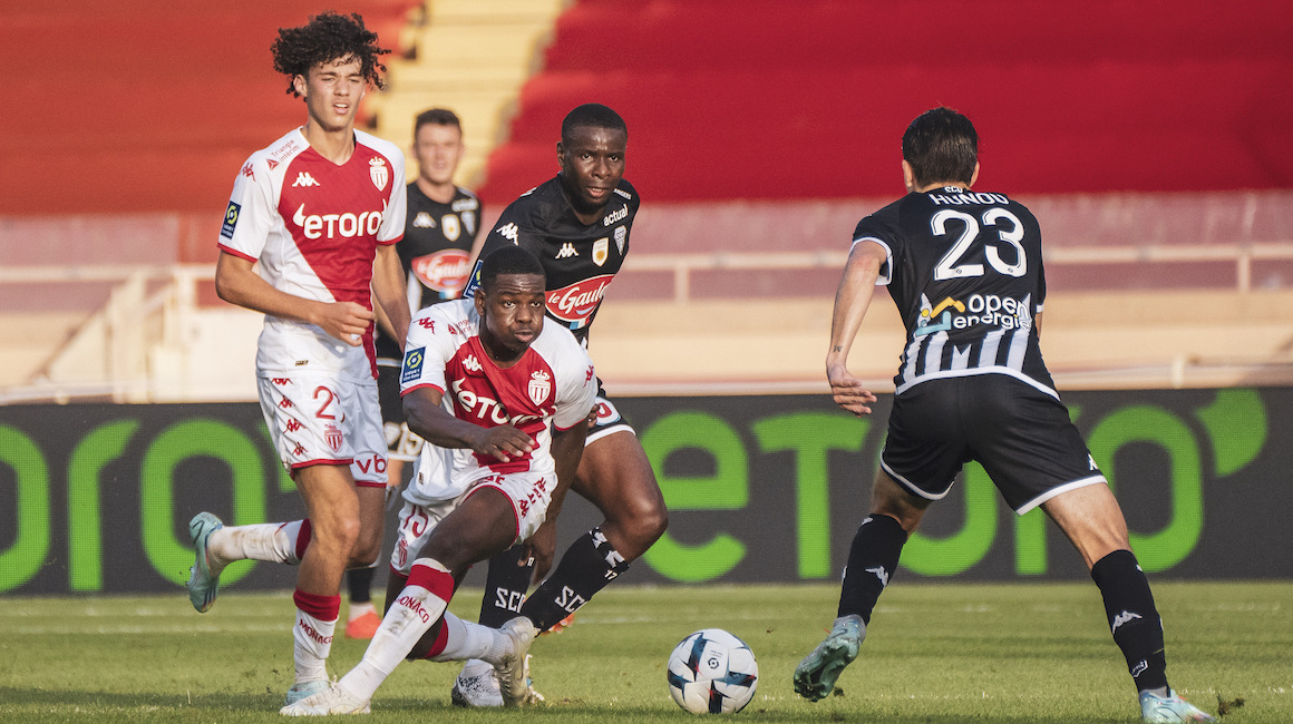 Le groupe de l’AS Monaco pour le déplacement à Angers