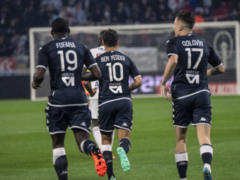 Le groupe de l’AS Monaco pour le choc à Rennes